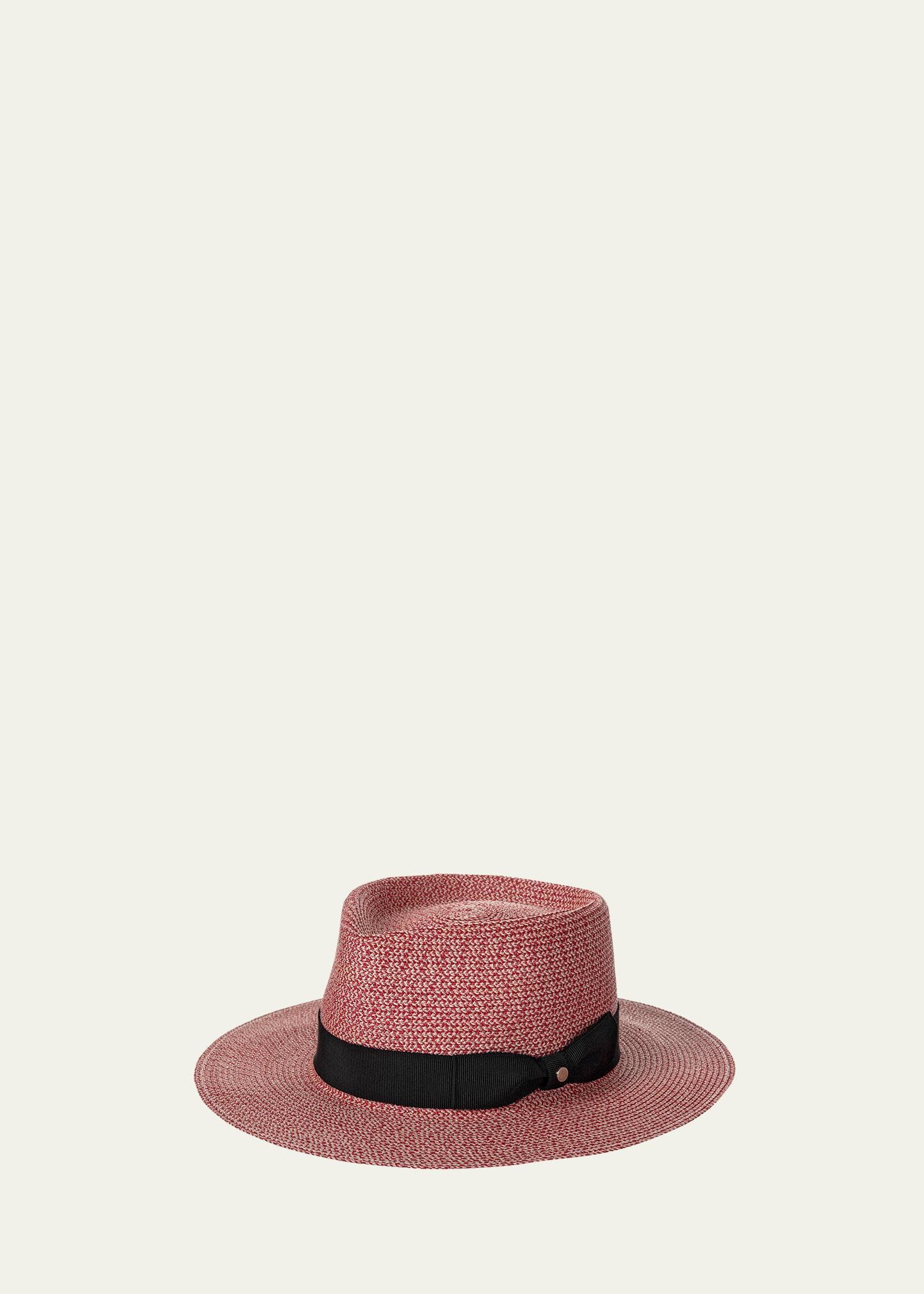 Mens Robert Hemp Textile Fedora Hat Product Image