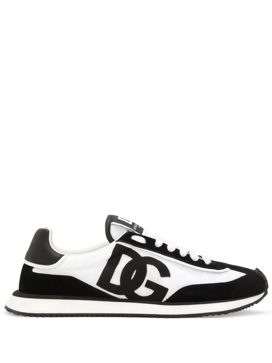 Logo-print Lace-up Trainers In White Product Image