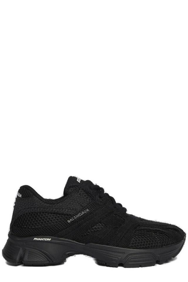 BALENCIAGA Phantom Mesh-paneled Sneakers In Black Product Image