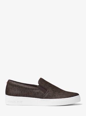 Michael Michael Kors Womens Keaton Slip-On Logo Sneakers Product Image