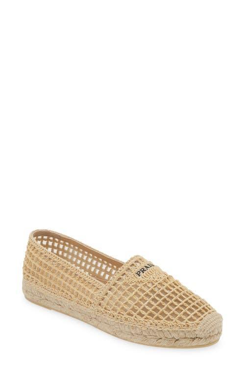 Prada Raffia Espadrille Flat Product Image