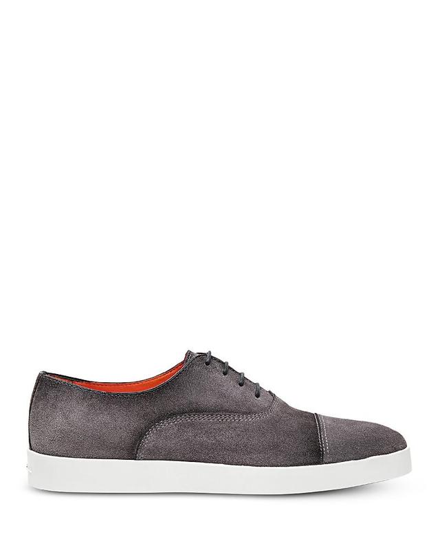 Santoni Mens Lace Up Cap Toe Sneakers Product Image