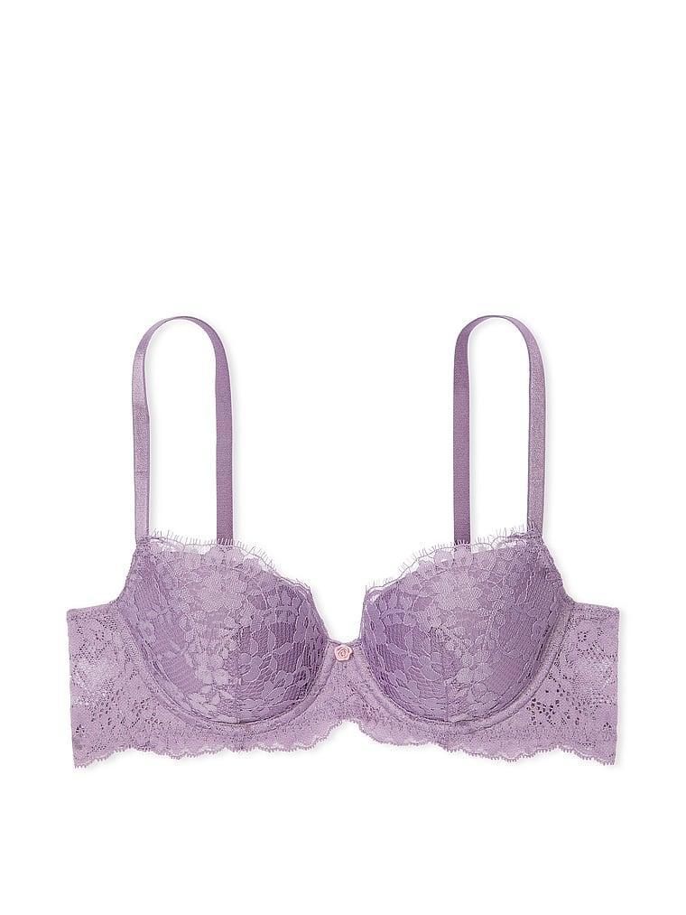 Lace Lightly Lined Classic Coverage Demi Bra Product Image