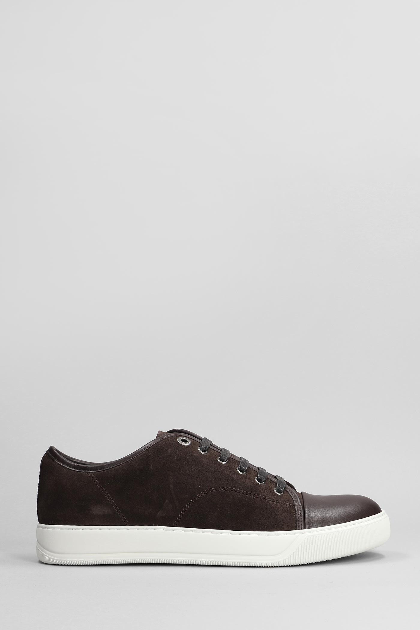 LANVIN Dbb1 Sneakers In Brown Suede Product Image