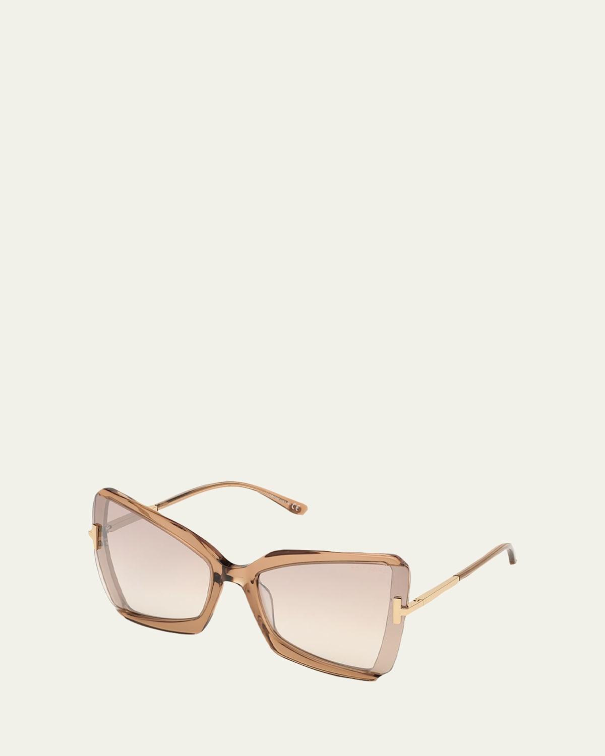 TOM FORD Womens Gia 63mm Butterfly Sunglasses Product Image