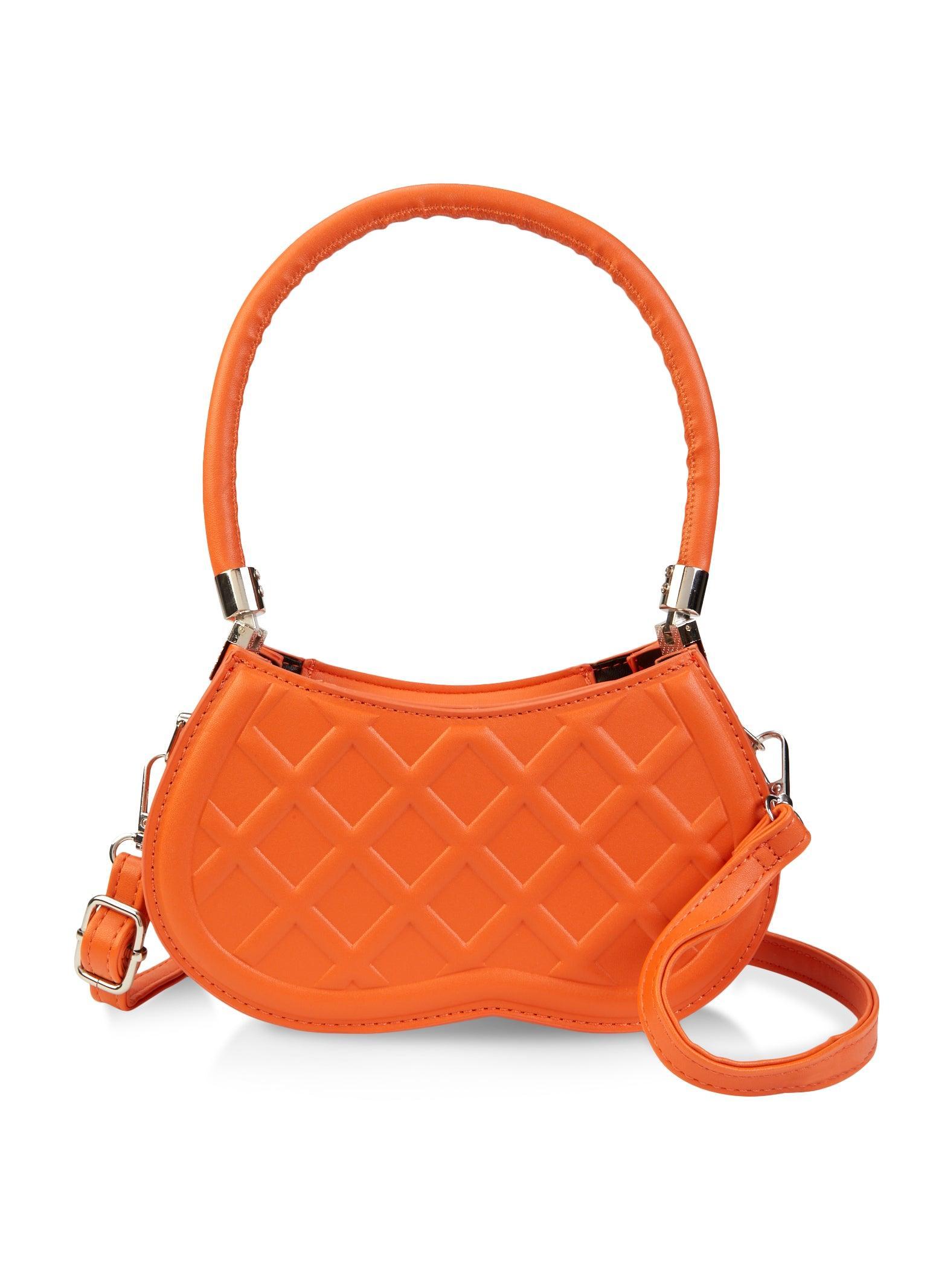 Womens Geometric Embossed Handbag Product Image