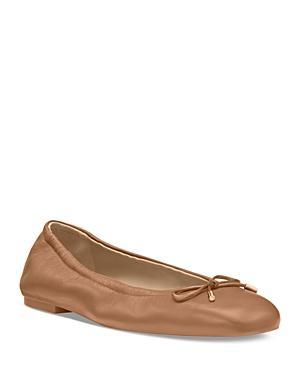 Bardot Bow Leather Flats Product Image