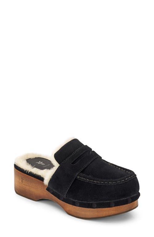 Frye Melody Genuine Shearling Lined Platform Clog Product Image