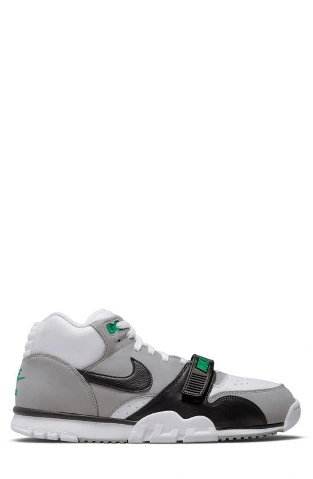 Air Trainer 1 Leather Mid-top Trainers In White Product Image