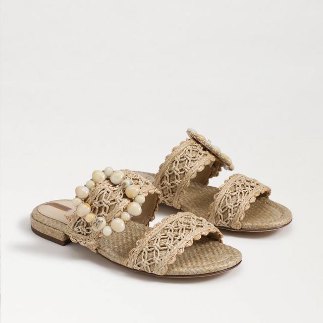 Sam Edelman Elisa Slide Sandal Natural Raffia 5.5 Product Image