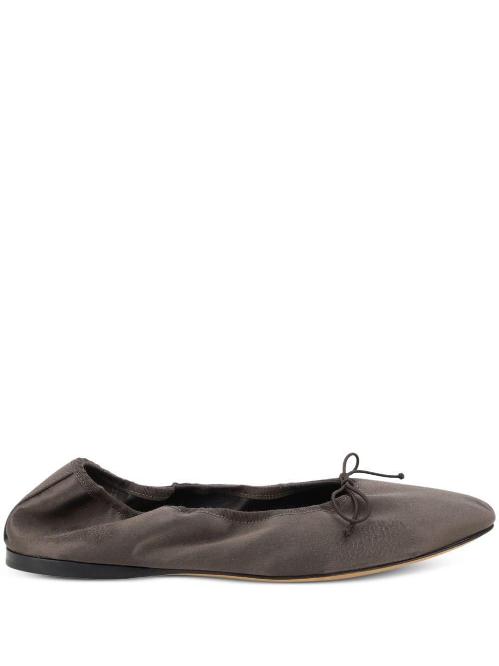 THE ROW Hereditas Ballerinas In Brown Product Image