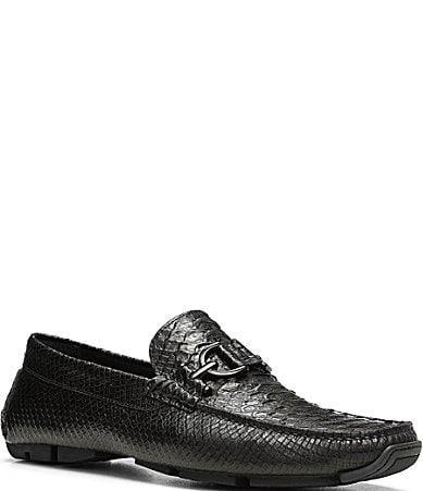 Donald Pliner Dacio II Snakeskin Embossed Driving Loafer Product Image