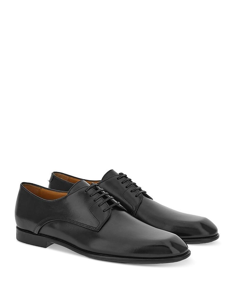 Mens Leather Lace-Up Oxfords Product Image