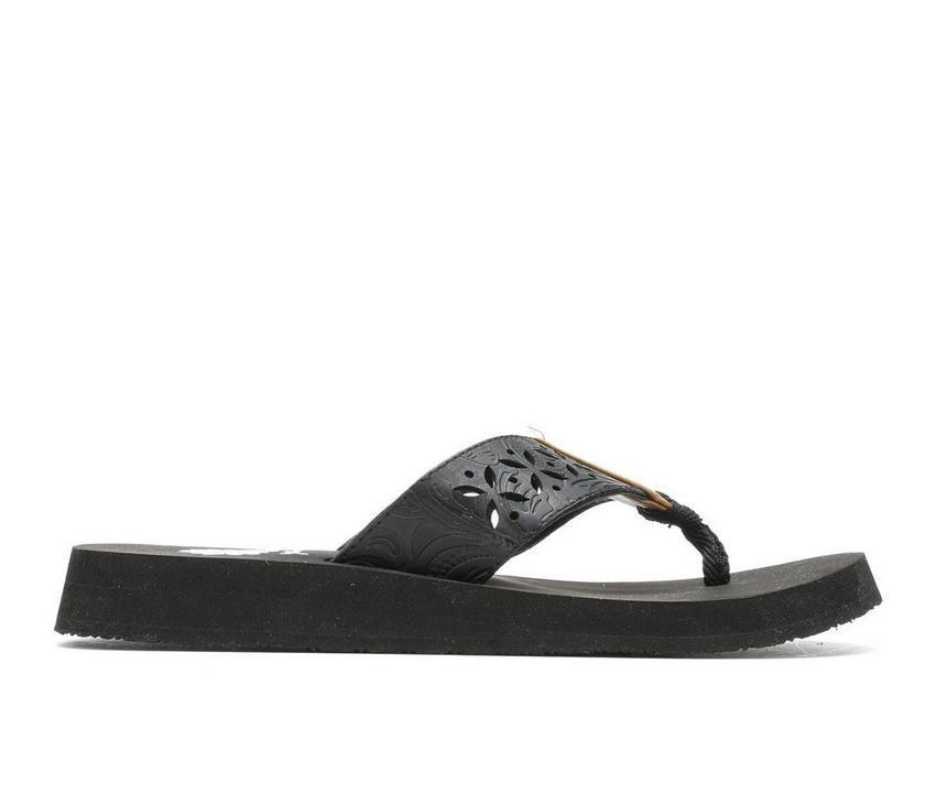 Women's Yellow Box Sharen Flip-Flops Product Image