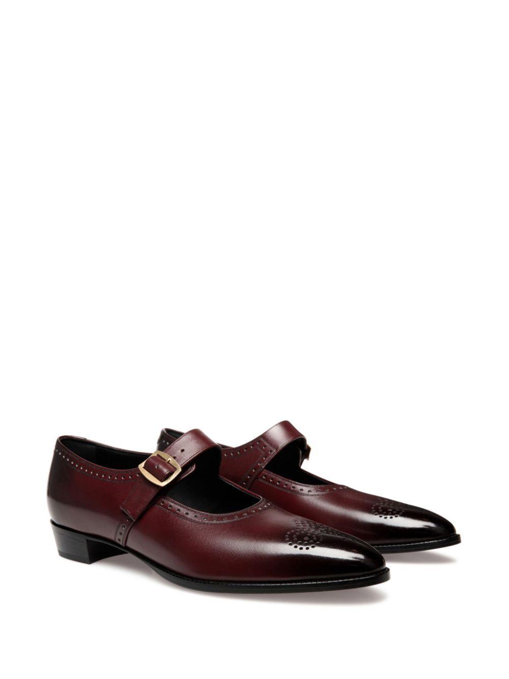 buckled leather brogues Product Image