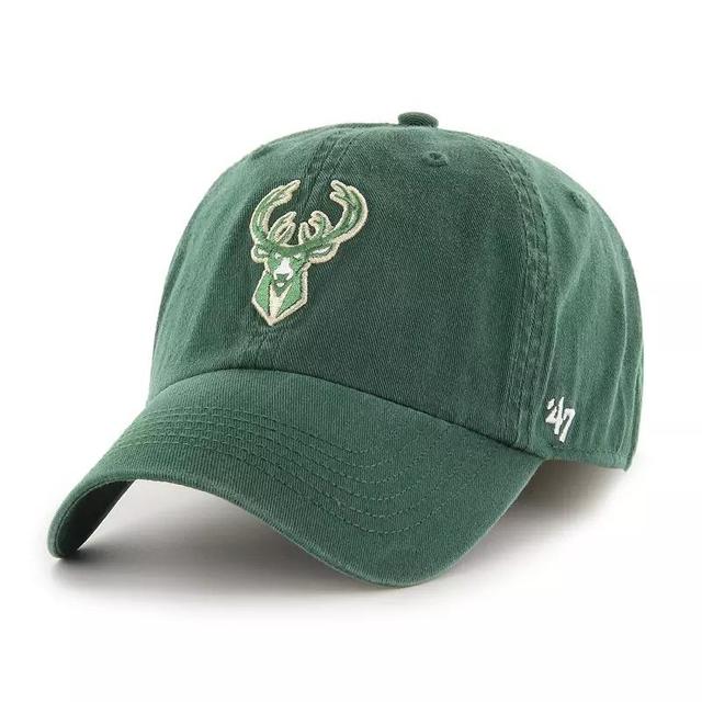 Mens 47 Brand Hunter Green Milwaukee Bucks Classic Franchise Fitted Hat Product Image