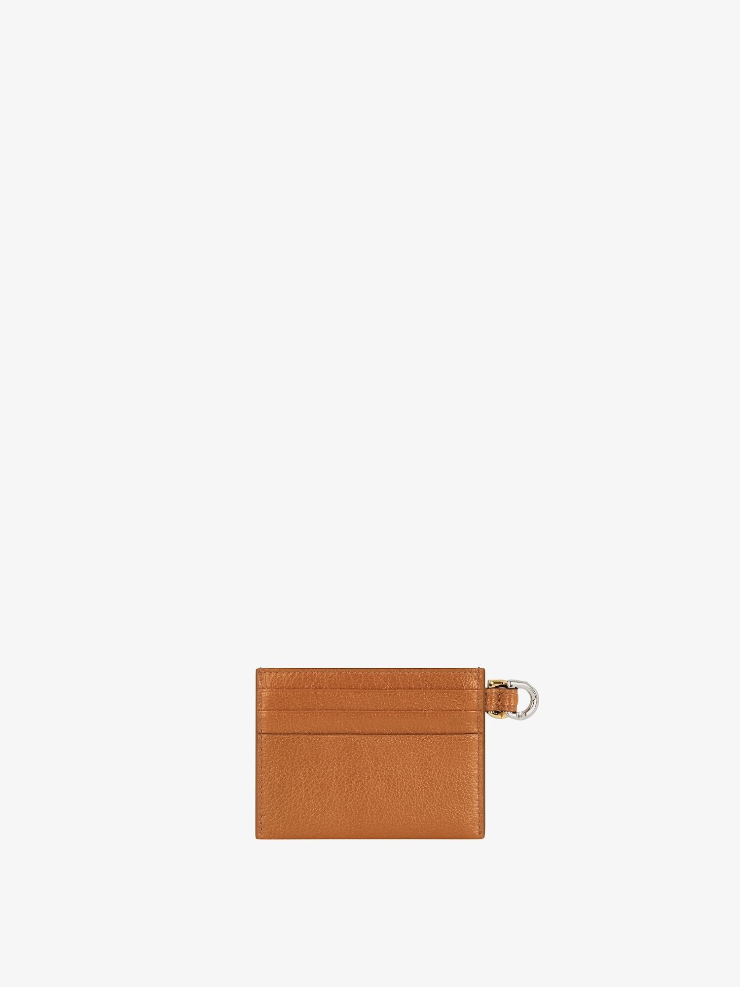 Voyou card holder in leather Product Image