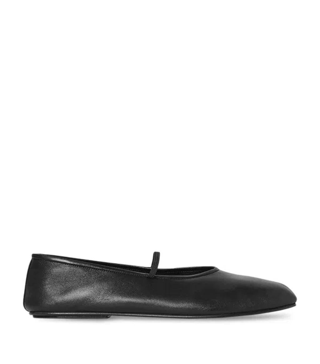 Black Elastic Ballerina Flats product image