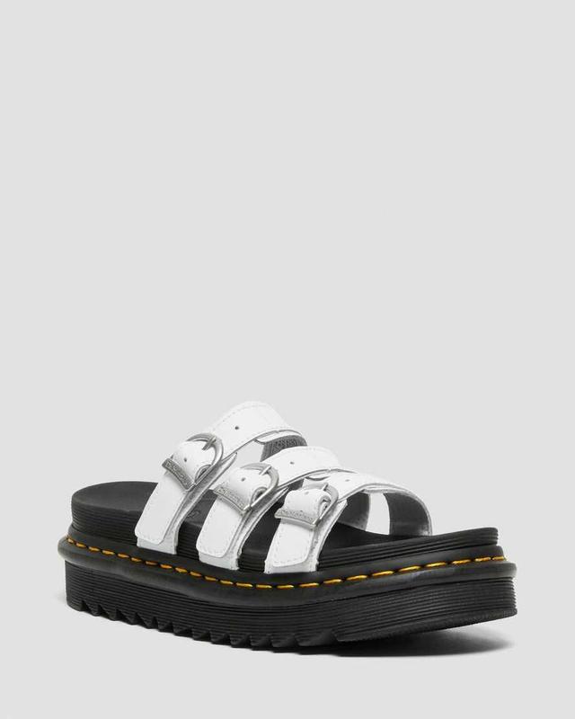 Blaire Leather Slide Sandals Product Image