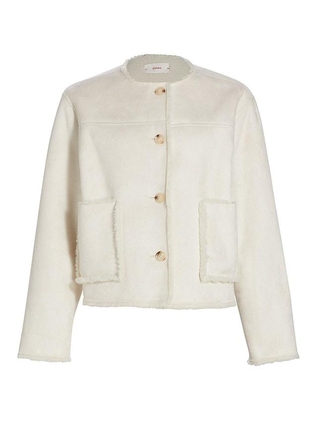 Womens Thayer Vegan Suede Jacket Product Image
