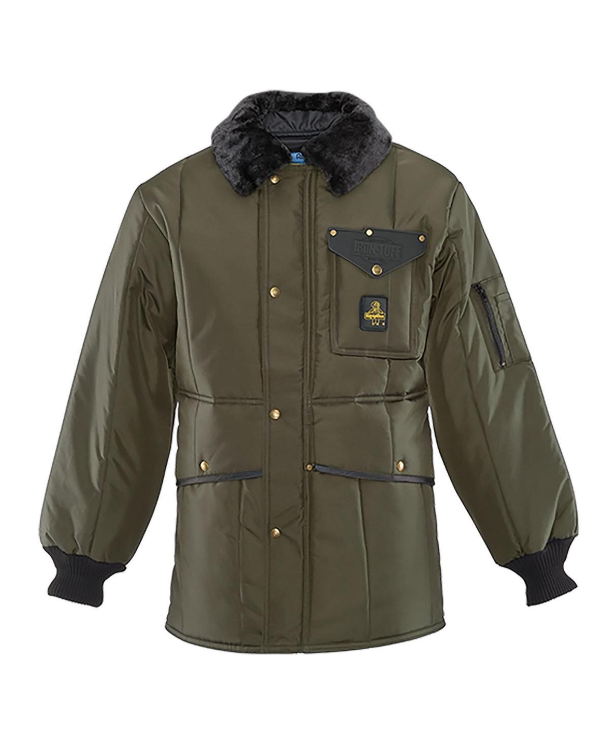 RefrigiWear Mens Iron-Tuff Jackoat Insulated Workwear Jacket with Fleece Collar Product Image