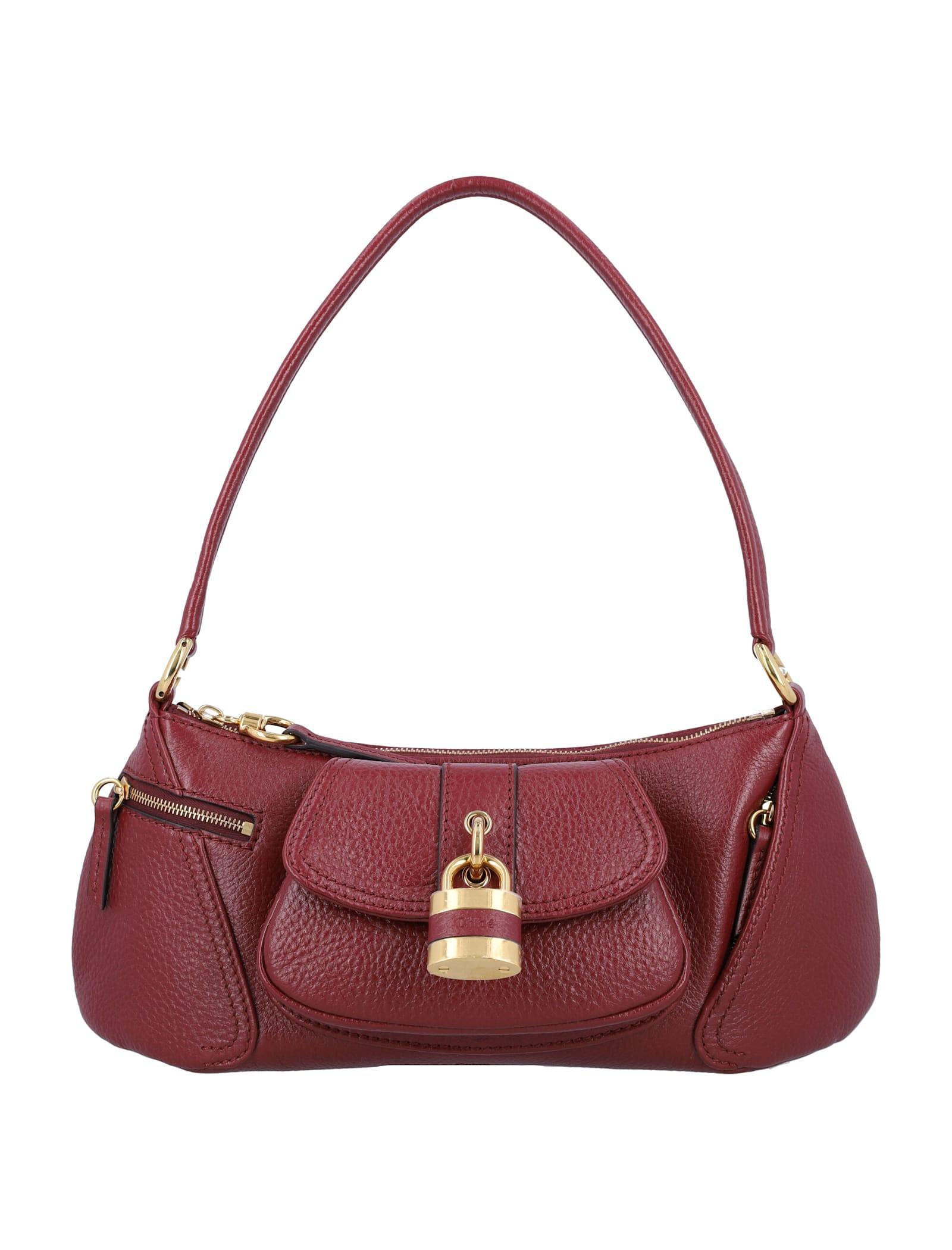 The 99 Shoulder Bag In Brunette Red Product Image