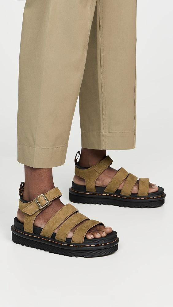 Dr. Martens Blaire Tumbled Nubuck Leather Sandals | Shopbop Product Image