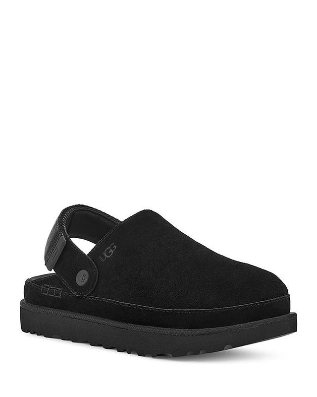 UGG Womens UGG Goldenstar Clogs - Womens Shoes Black/Black Product Image