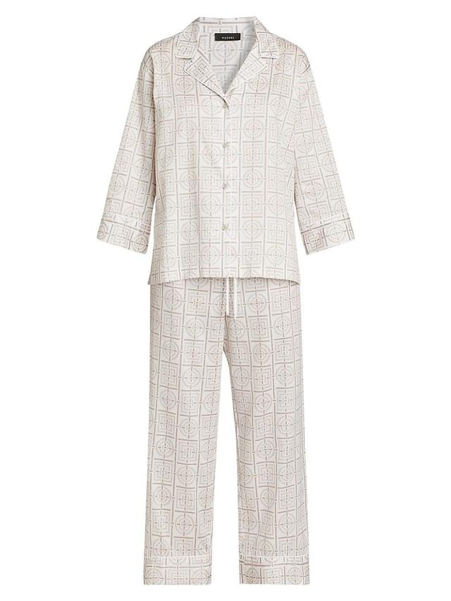 Womens Infinity Cotton Sateen Pajama Set Product Image