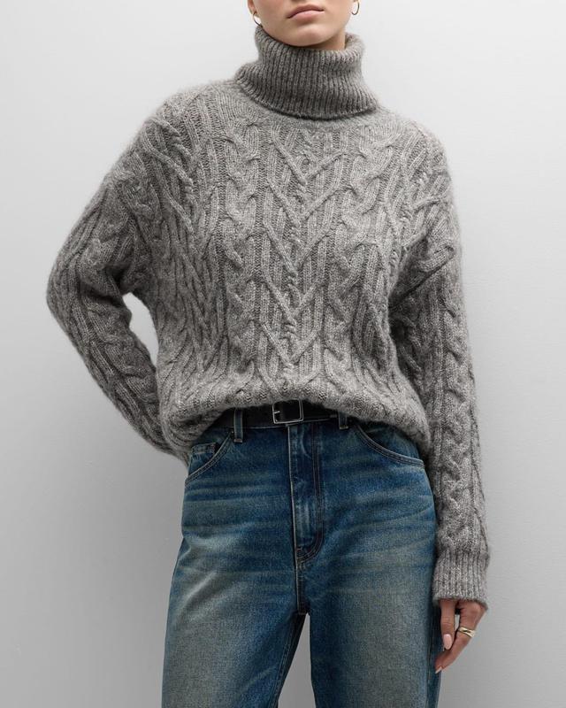 Womens Annie Wool-Blend Turtleneck Sweater Product Image