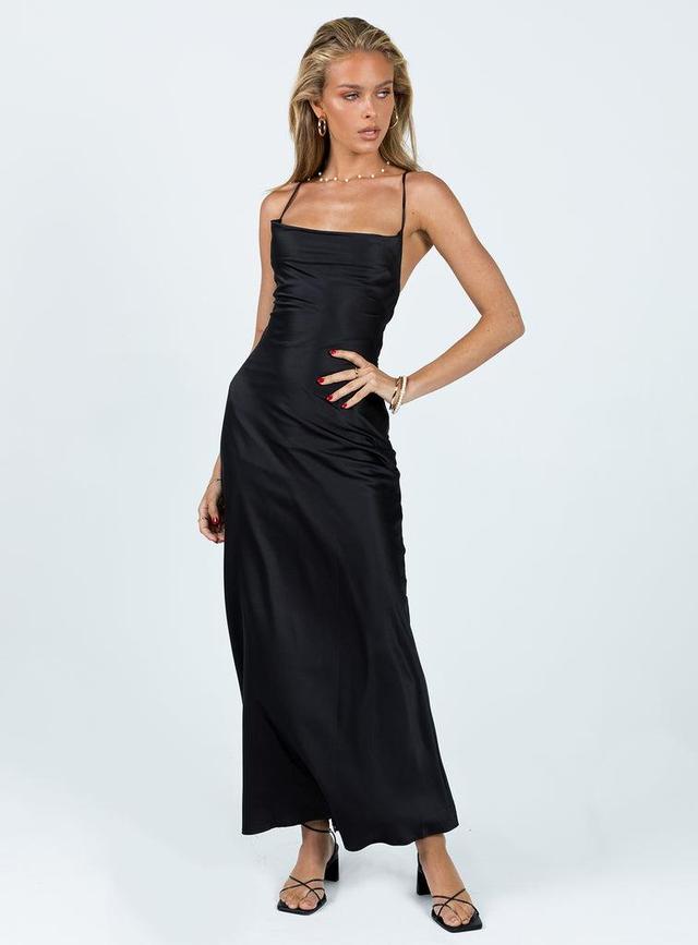 Celena Maxi Dress Black Product Image