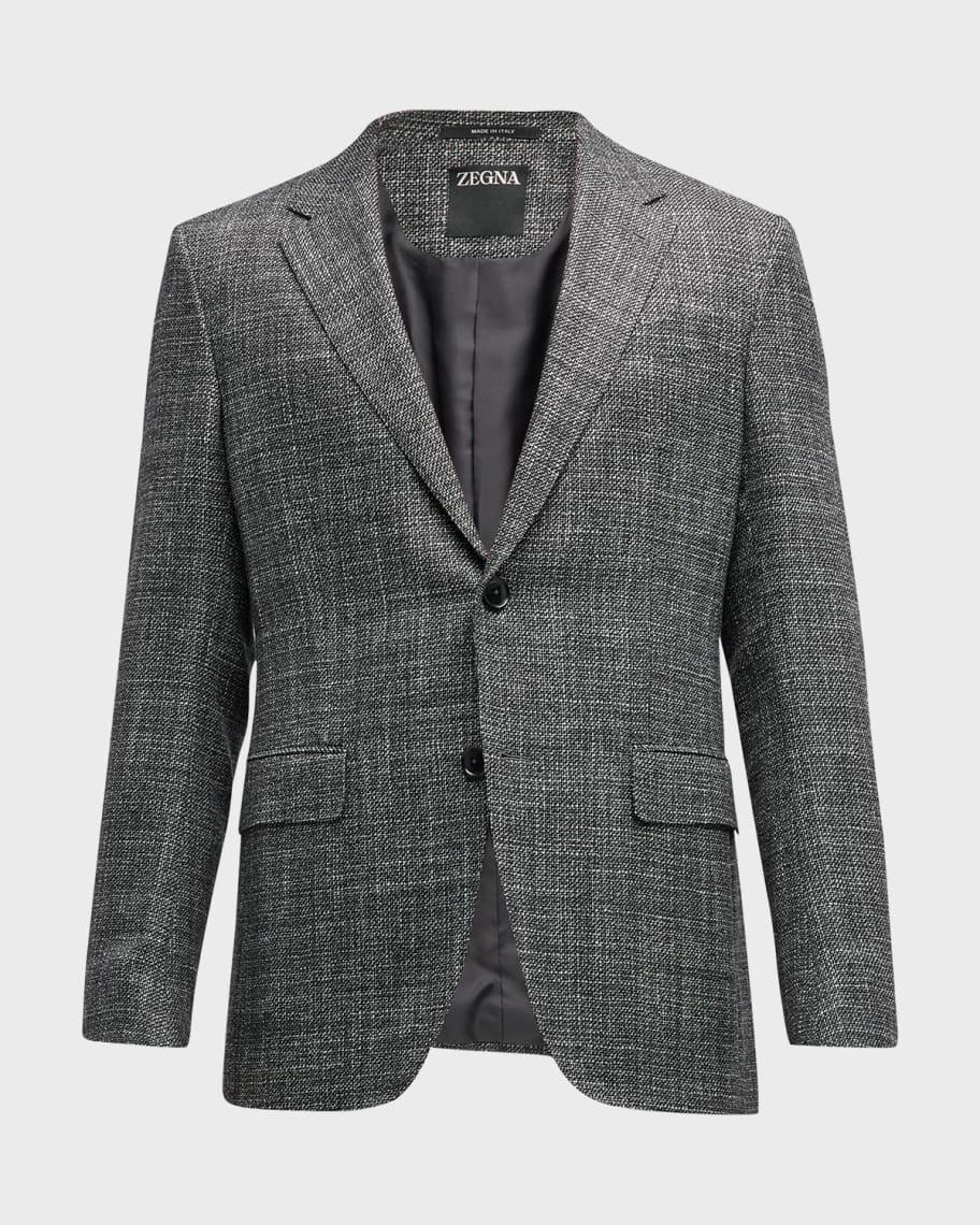 Men's Textured Wool-Silk Sport Coat Product Image