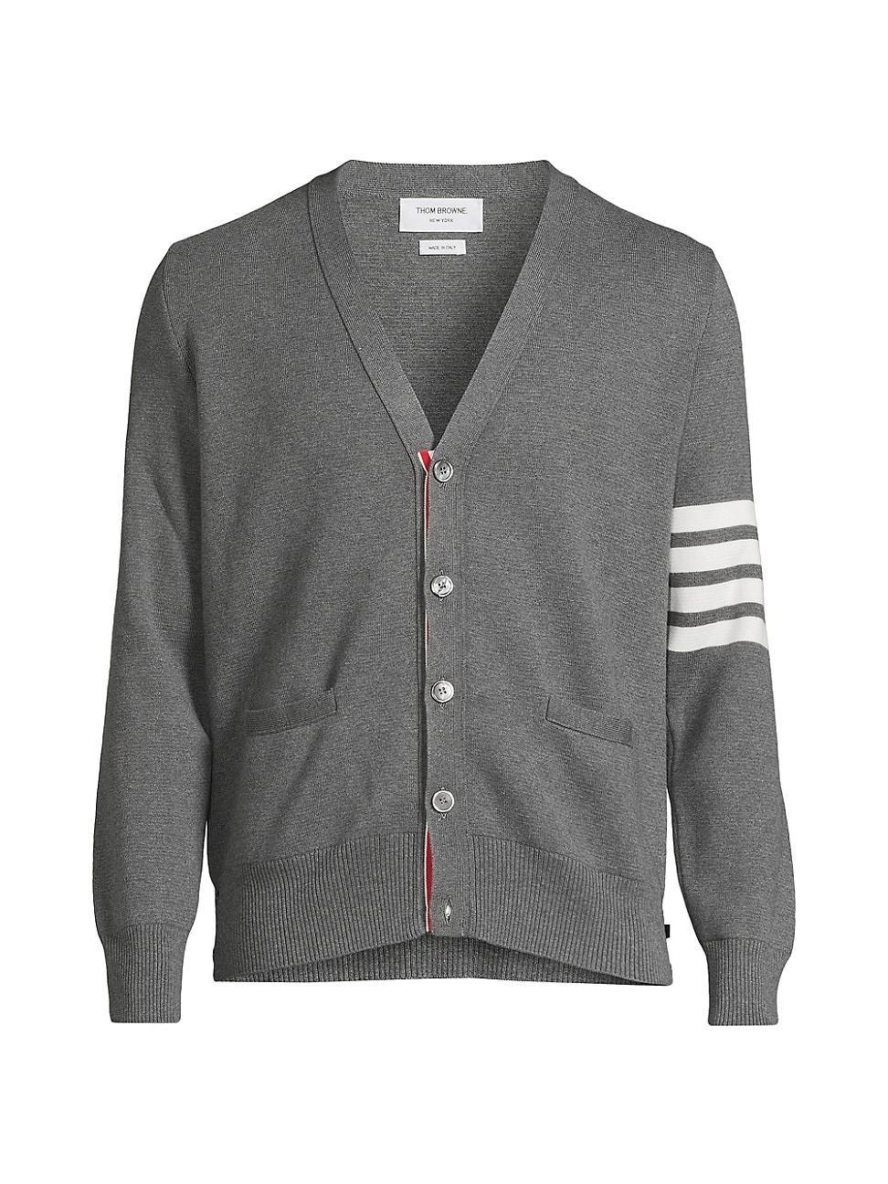 Mens Milano 4-Bar Cotton Cardigan Product Image