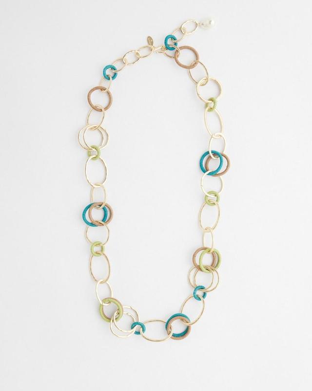 Links Convertible Necklace   Chico's - Blue - Women Product Image