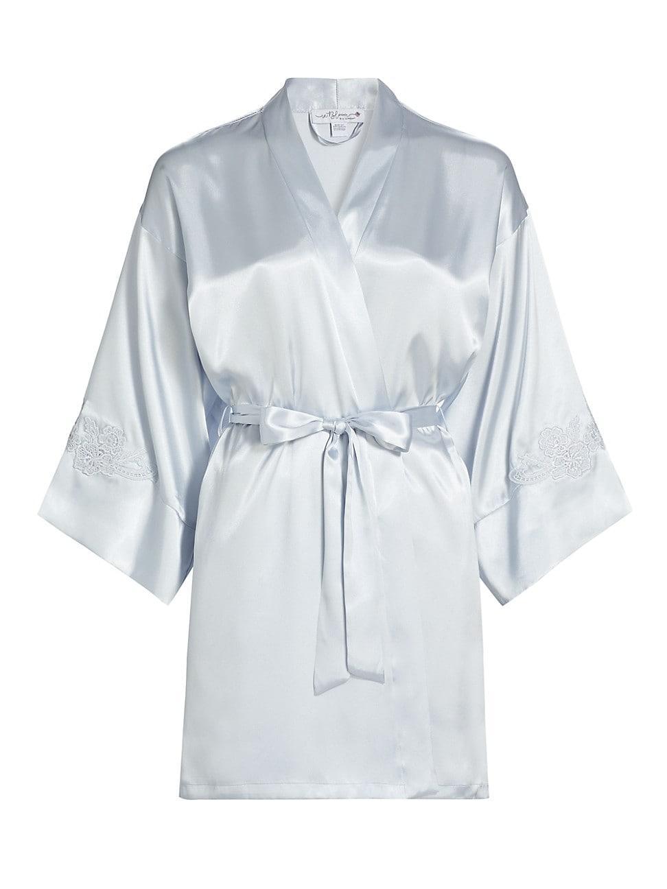 Womens Reine Satin Wrap Robe product image