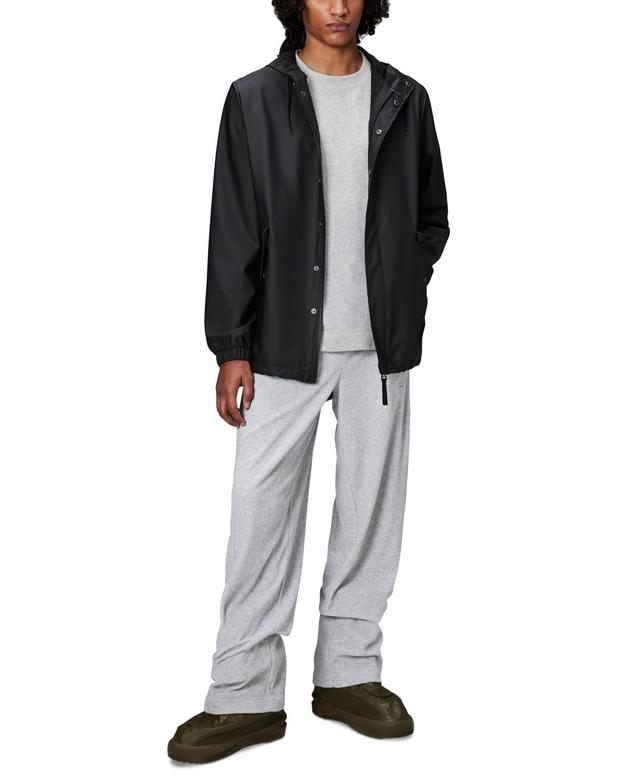 Rains Mens Essential Waterproof Hooded Full-Zip Rain Jacket Product Image