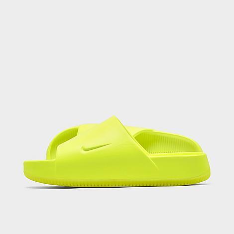 Nike Mens Nike Calm Slides - Mens Shoes Volt/Volt Product Image