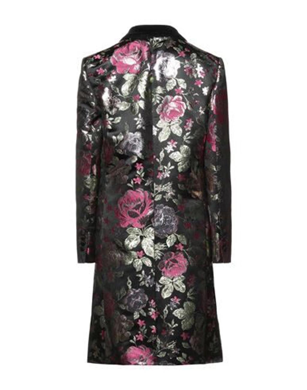 DOLCE & GABBANA Overcoats In Black Product Image