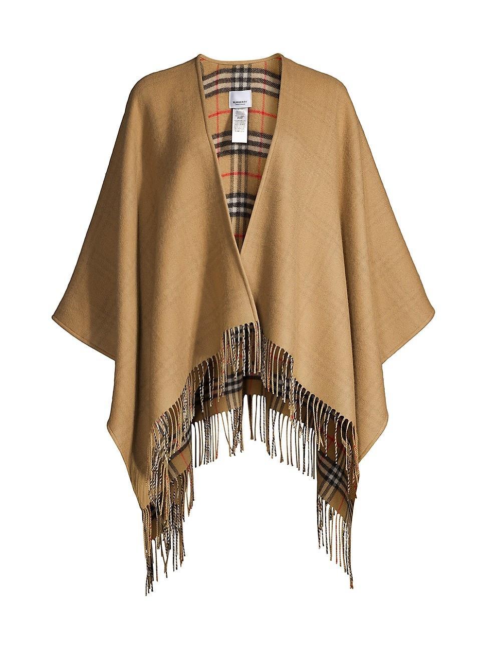 Charlotte Check Wool Cape Product Image