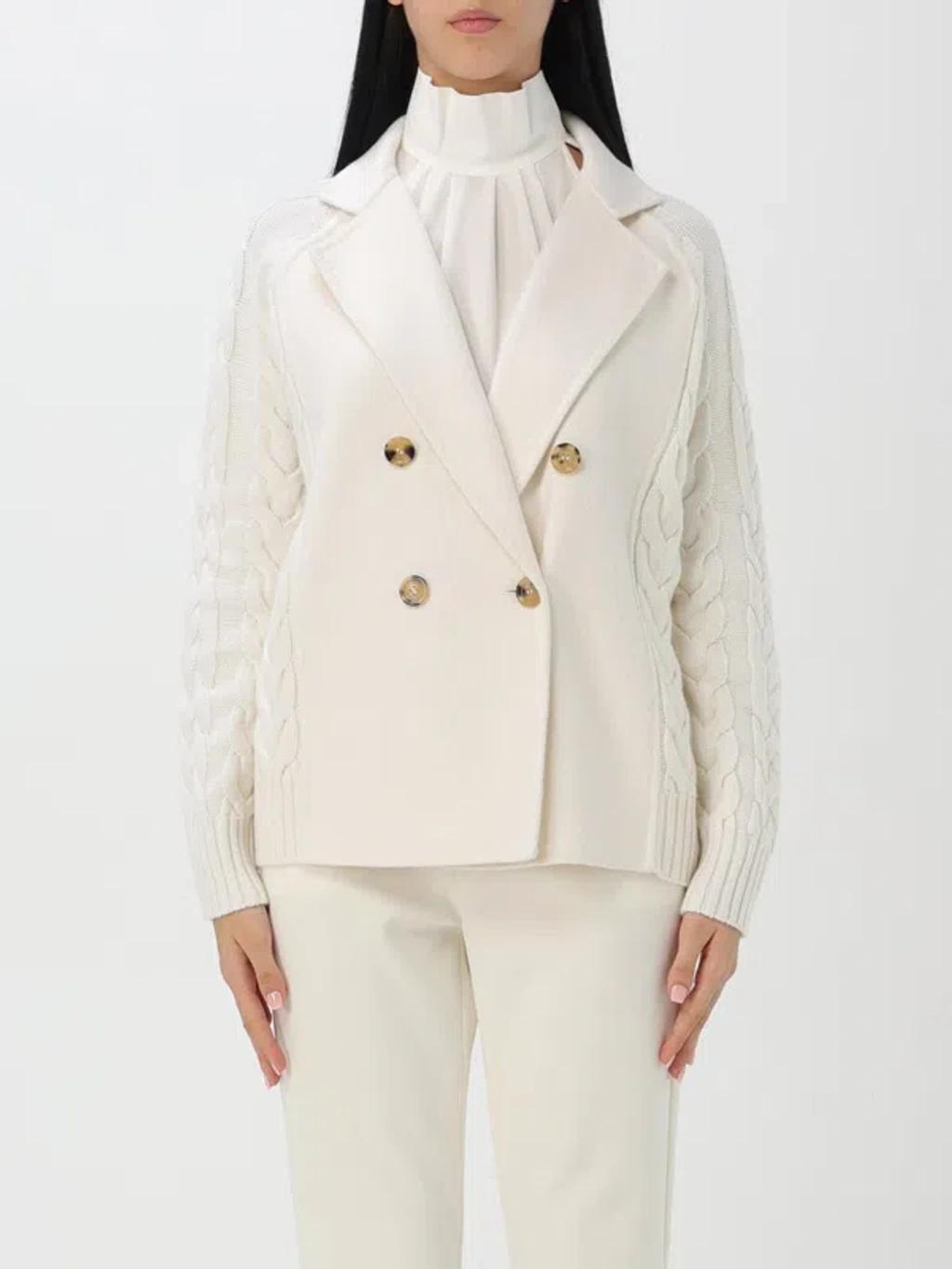 MAX MARA Coat Woman White Women product image