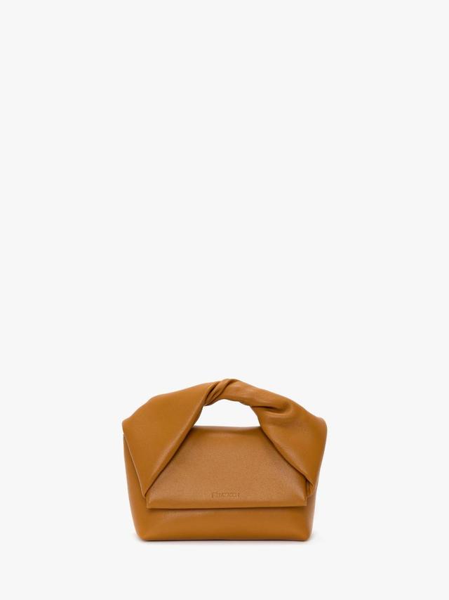 MEDIUM TWISTER - LEATHER TOP HANDLE BAG in brown | JW Anderson US  Product Image