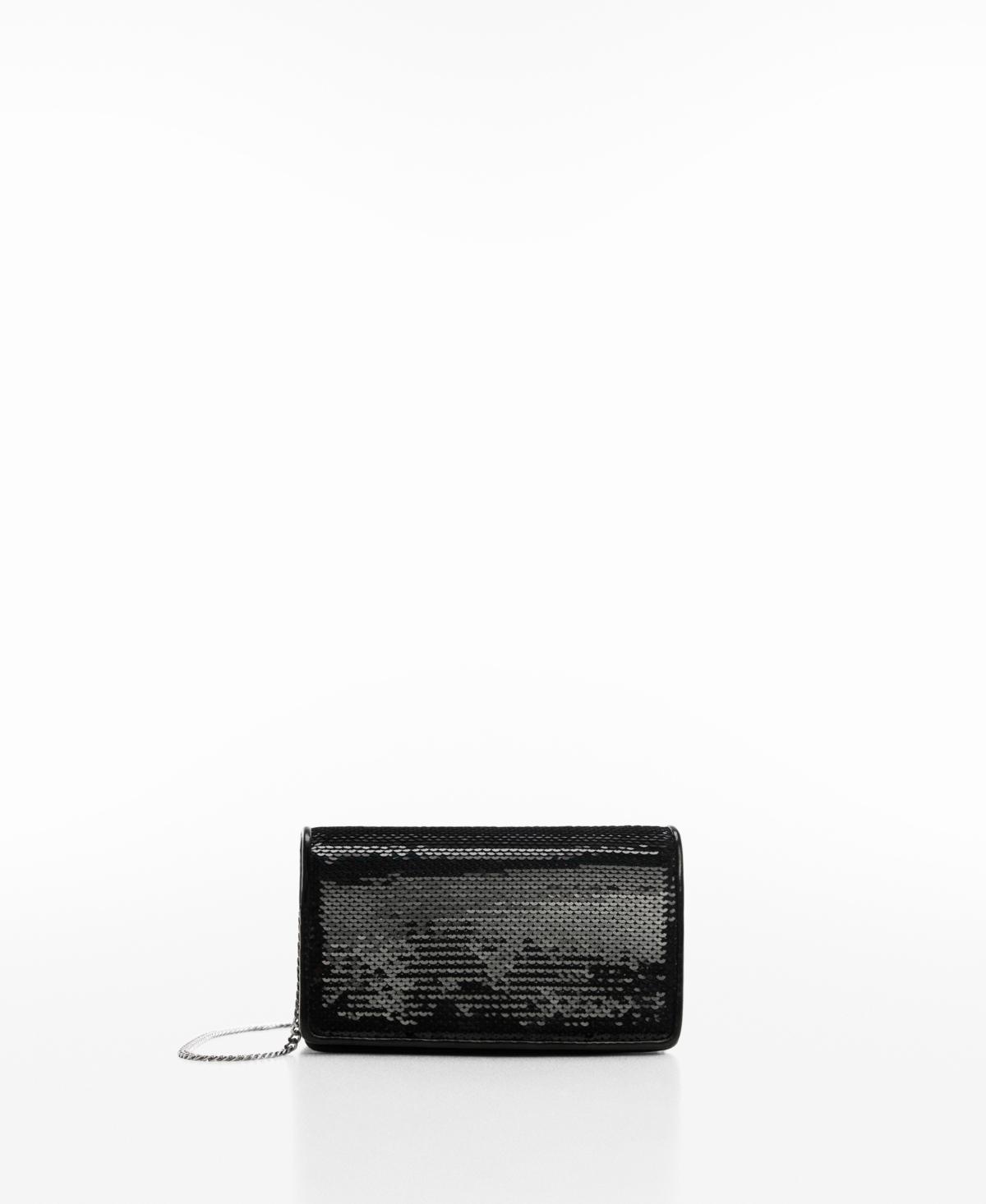 MANGO - Sequined cross-body bag - One size - Women Product Image