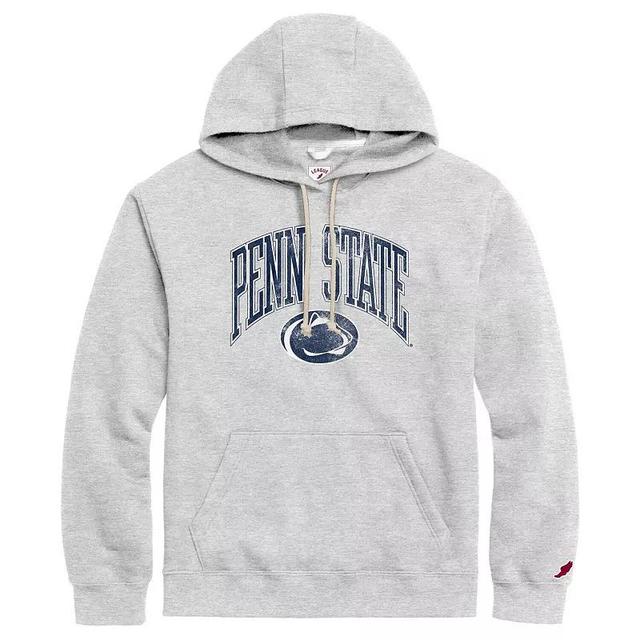 Mens League Collegiate Wear Heather Gray Penn State Nittany Lions Tall Arch Essential Pullover Hoodie Product Image