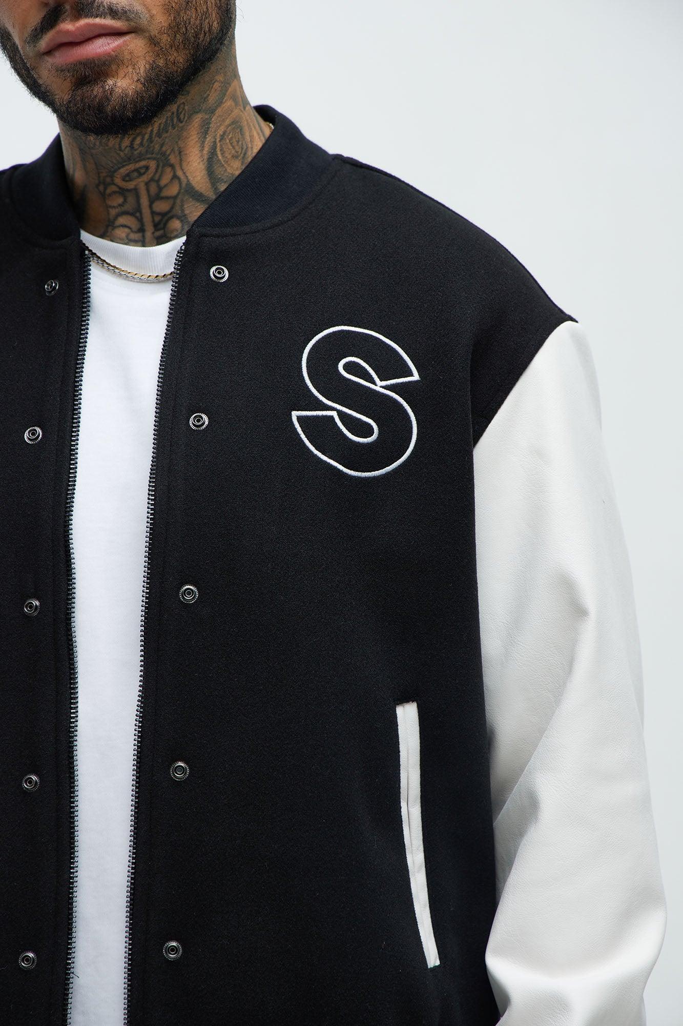 Spearhead Varsity Jacket - Black Product Image