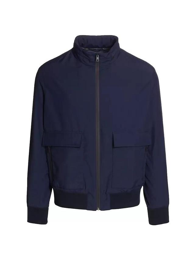 COLLECTION Flap-Pocket Bomber Jacket Product Image