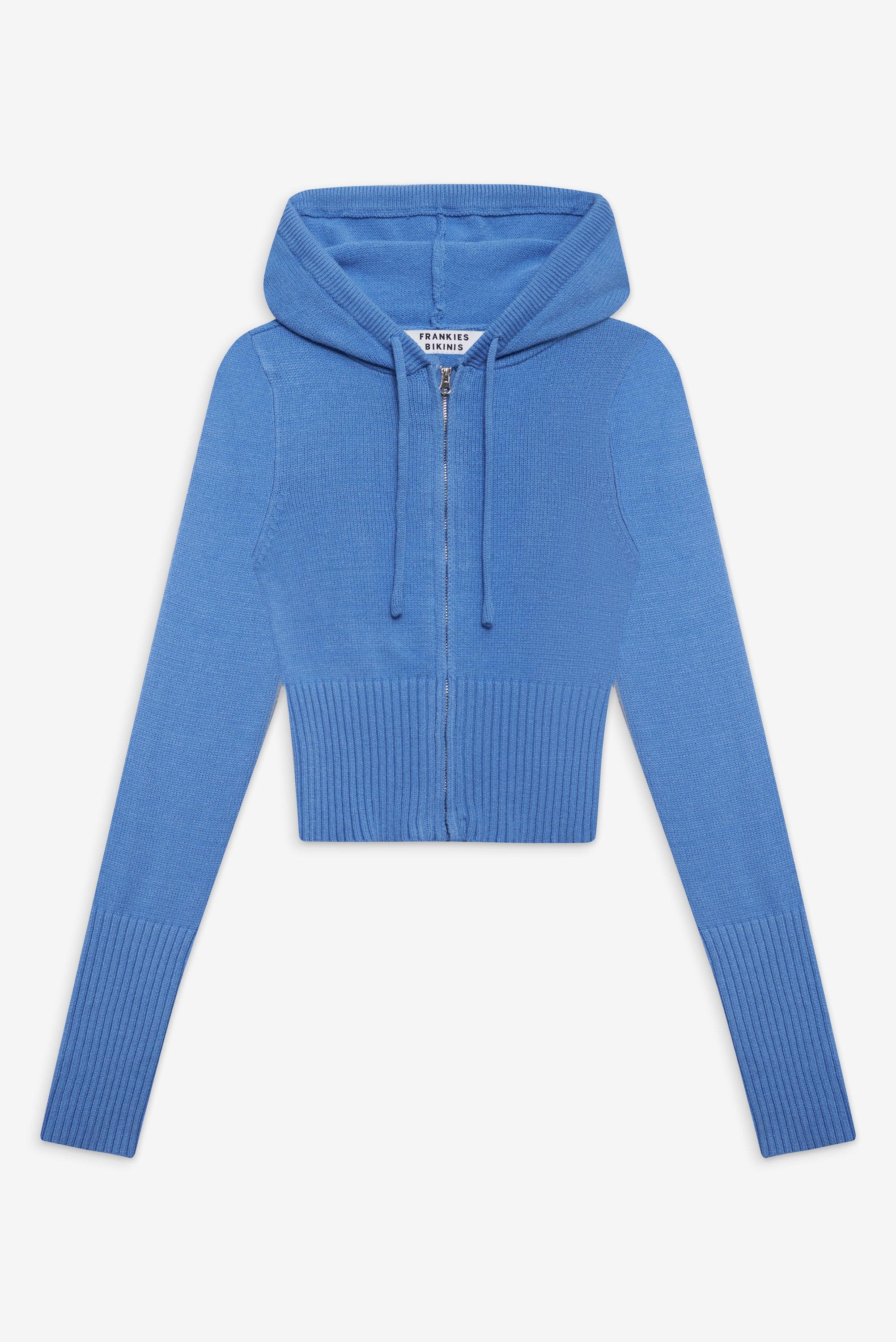 Aimee Zip Up Hoodie - Blue Moon Product Image