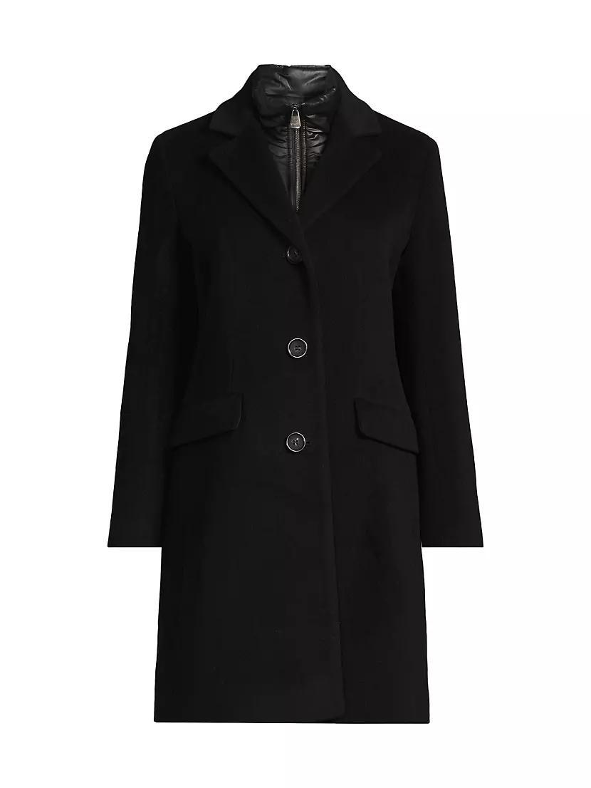 Wool-Blend Single-Breasted Coat product image