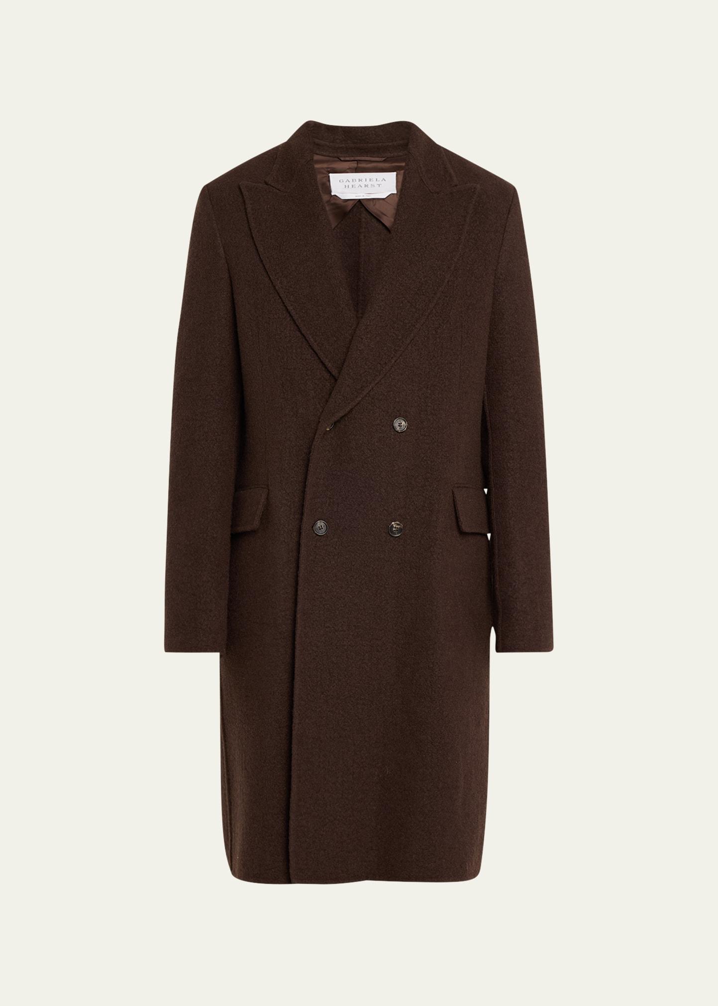 Mens Mcaffrey Double-Face Recycled Cashmere Overcoat Product Image