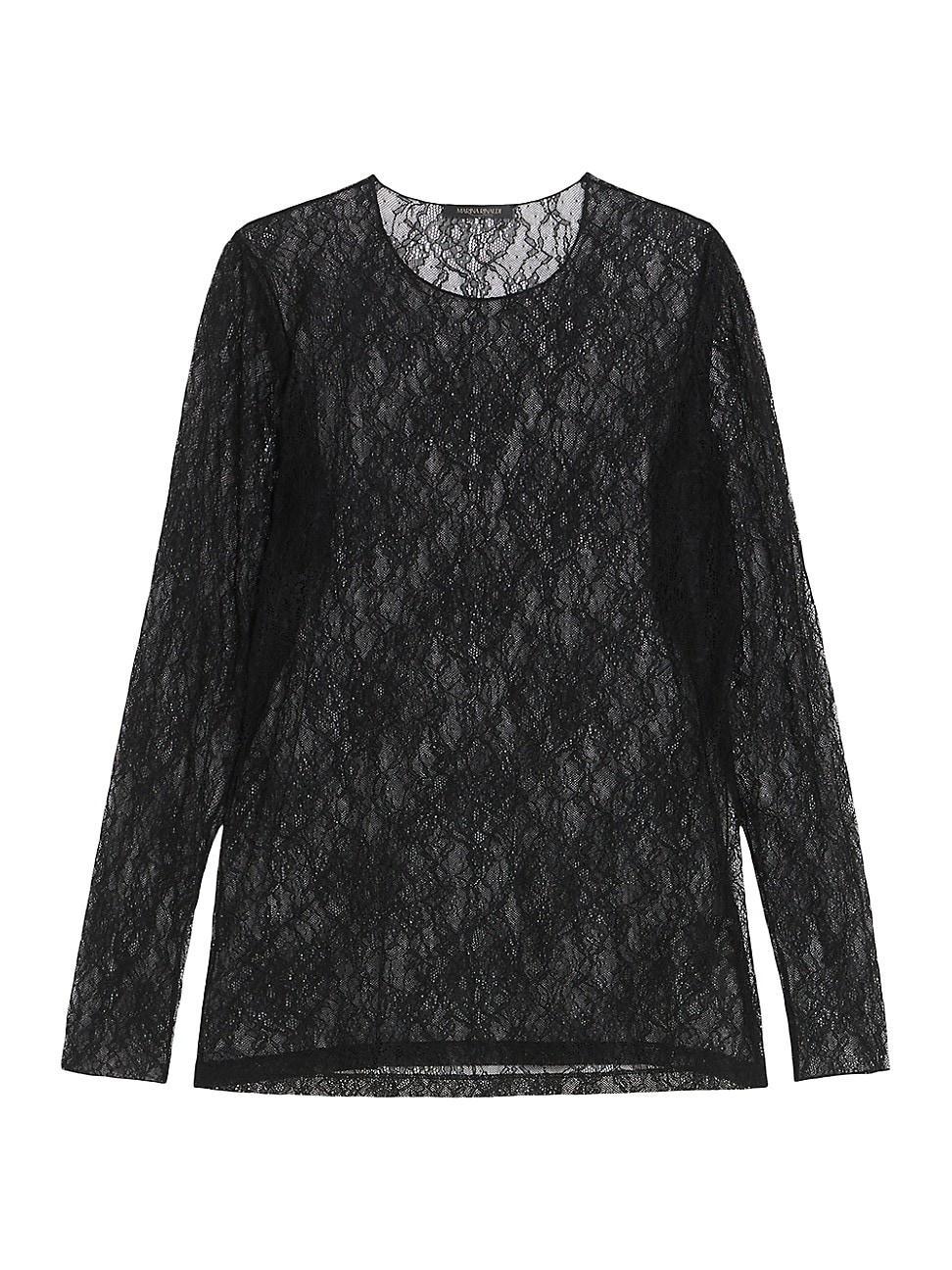 Womens Uscita Tirana Lace Long-Sleeve Top Product Image