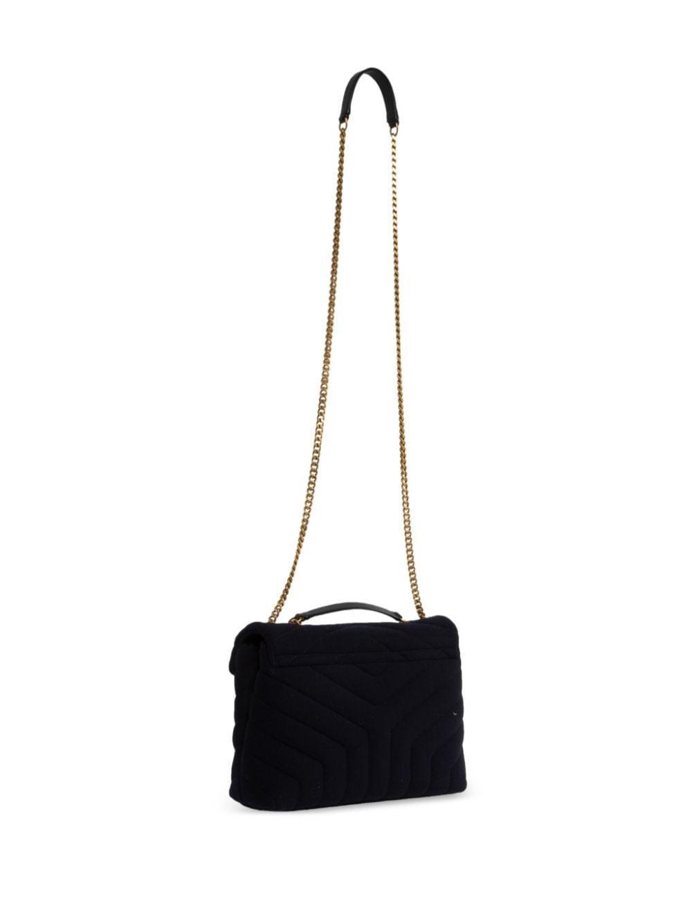 Small Loulou Shoulder Bag In Nero Product Image